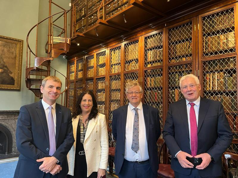 Dundalk Chamber members at Oireachtas budget submission meeting