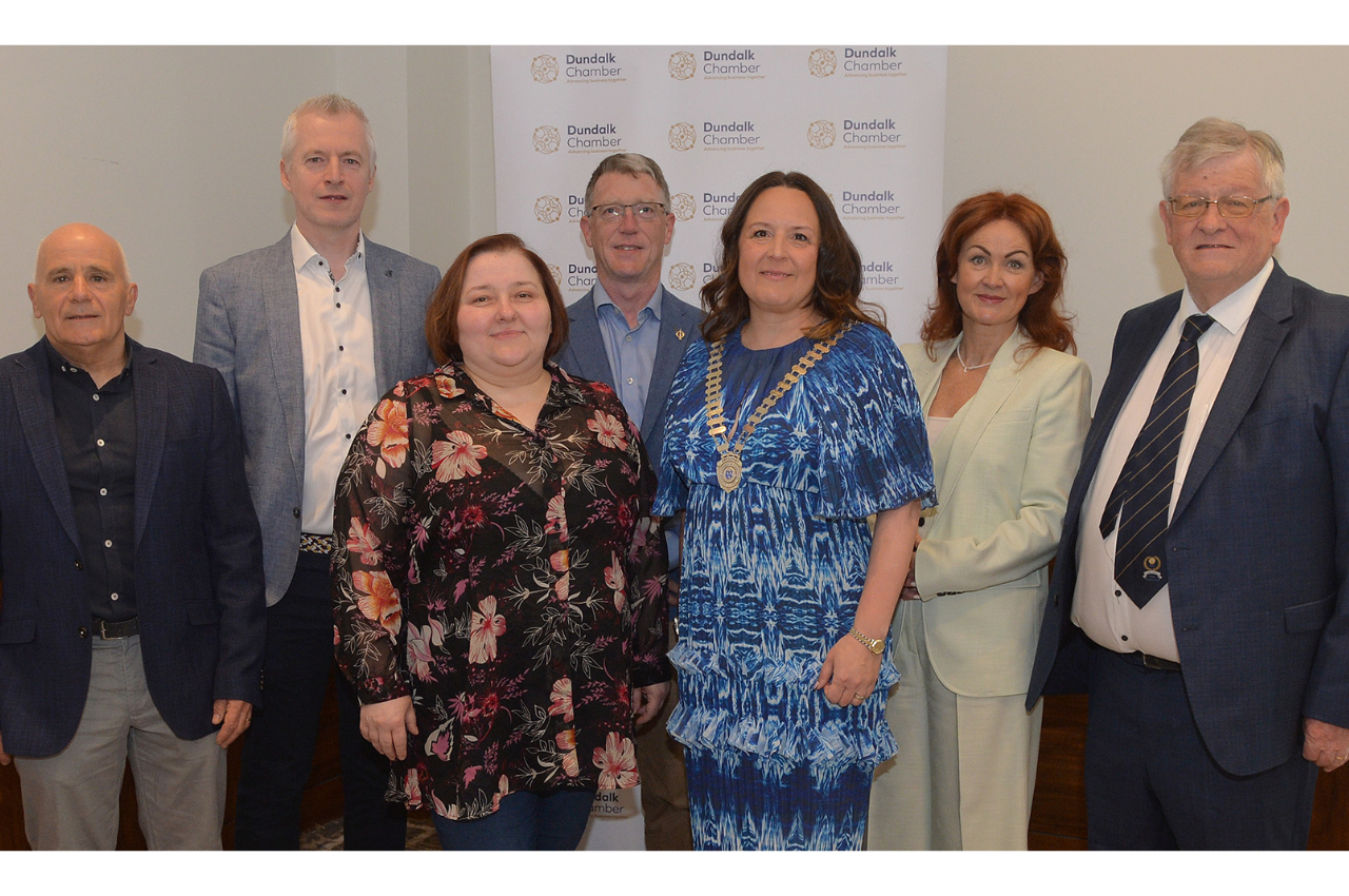 Paddy Malone with Dundalk Chamber of Commerce members