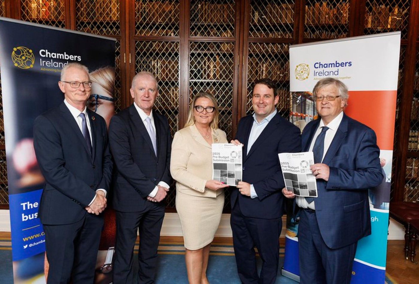 Paddy Malone PRO Dundalk Chamber with Senator John McGahon at pre-budget discussions in Dublin